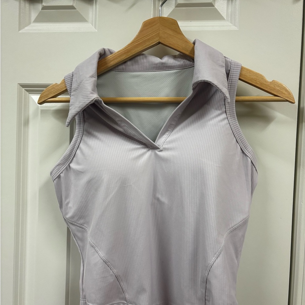 Women's Lavender Sleeveless Crop Top